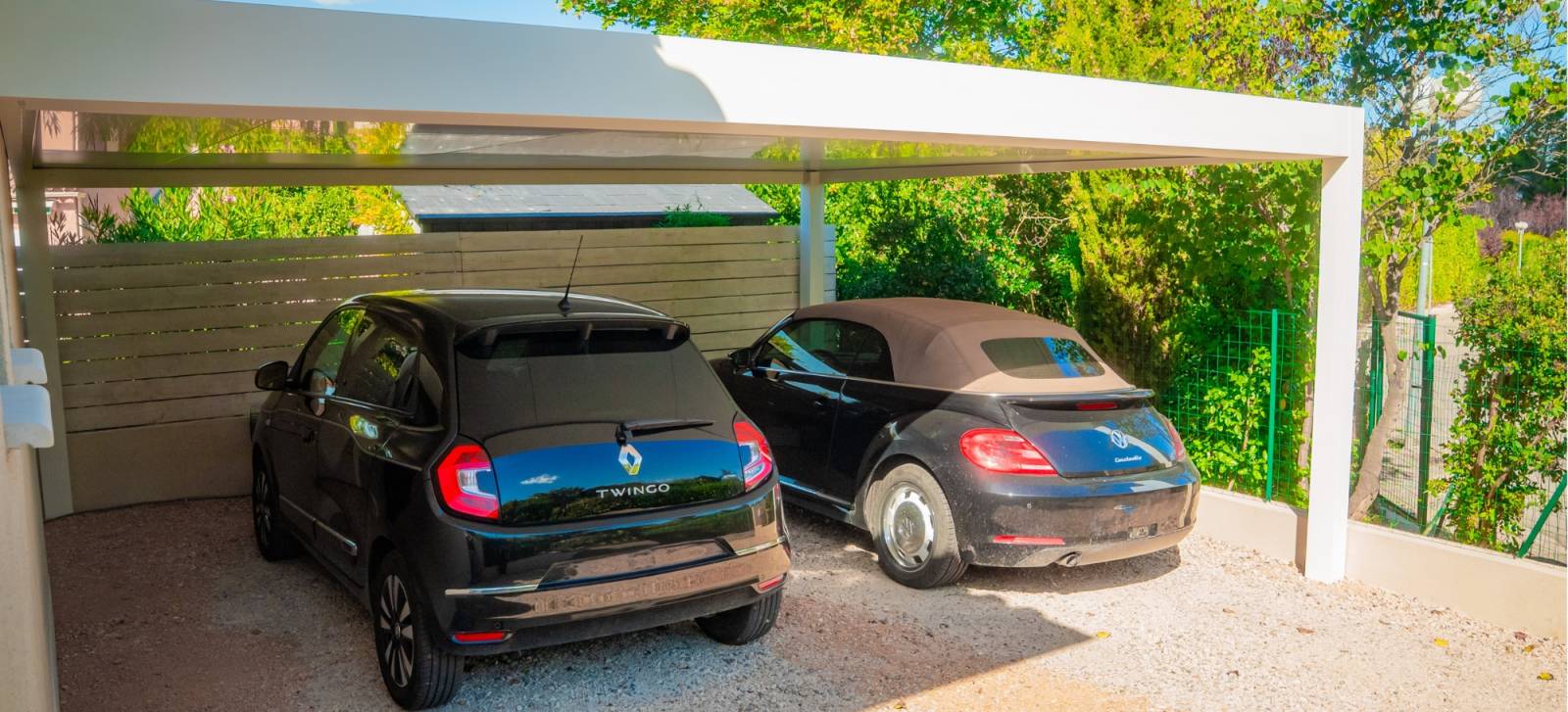 özel renk seçenekli carport sistemi
