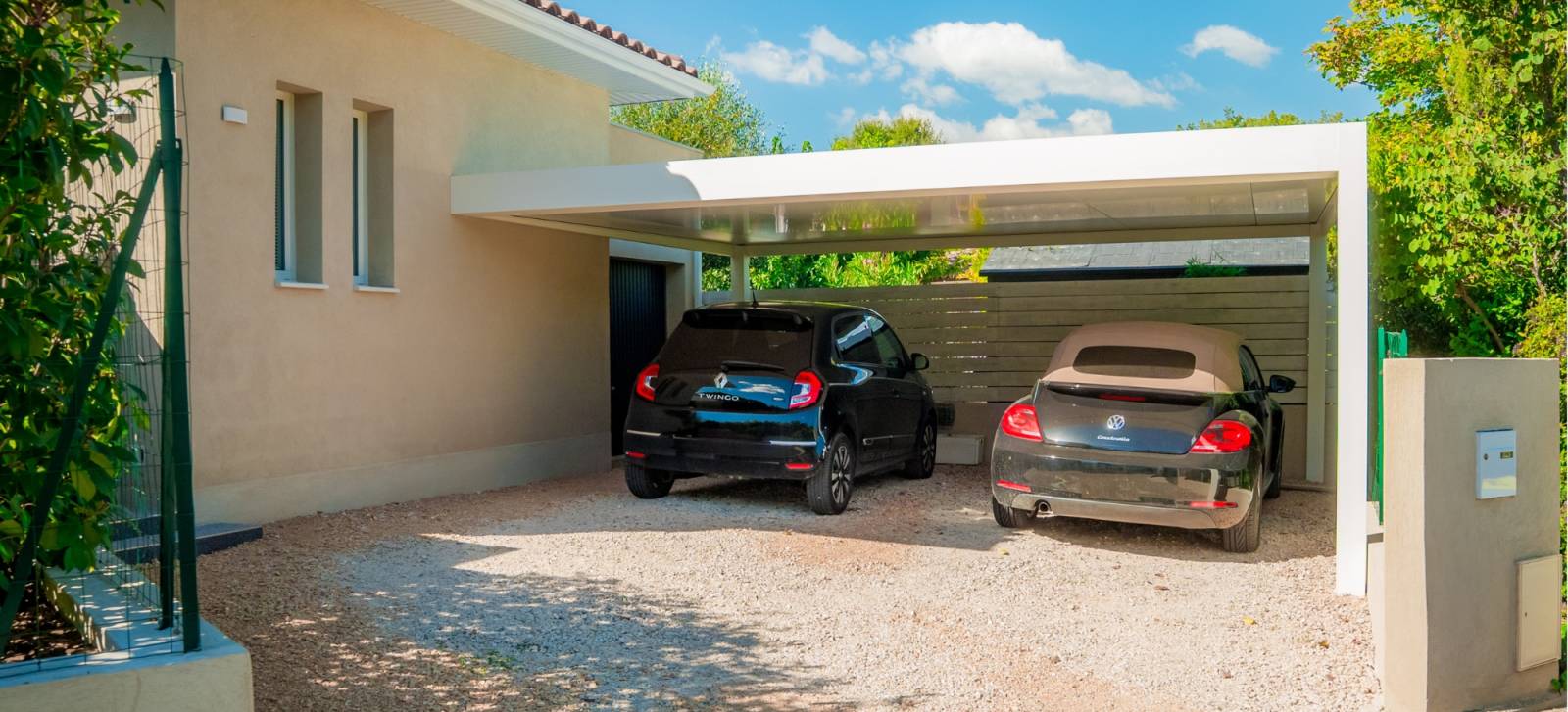 alüminyum villa otopark uygulaması